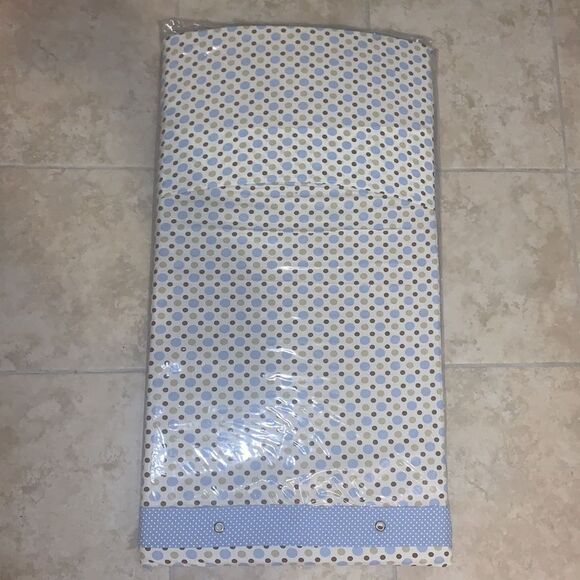 Custom made quilted baby changing table quilt in protective plastic - Picture 3 of 5
